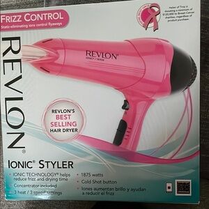 Revlon Pink Ionic Styler Hair Dryer